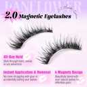 Magnetic Eyelashes, Magnetic Eyelashes with Applicator, Natural Look Magnetic Lashes, No Need Glue False Eyelashes Wispy Lashes by Lanflower