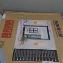 SMIROR Matte Black Bathroom Mirror for Over Sink 36x 30 inch, Metal Thick Frame Rectangle Vanity Mirror for Wall, Anti-Rust, Horizontally or Vertically Mounted