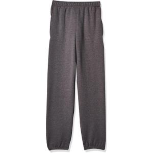 Fruit of the Loom boys Fleece Vest & Sweatpants, Sweatpants - Charcoal Heather, Medium US