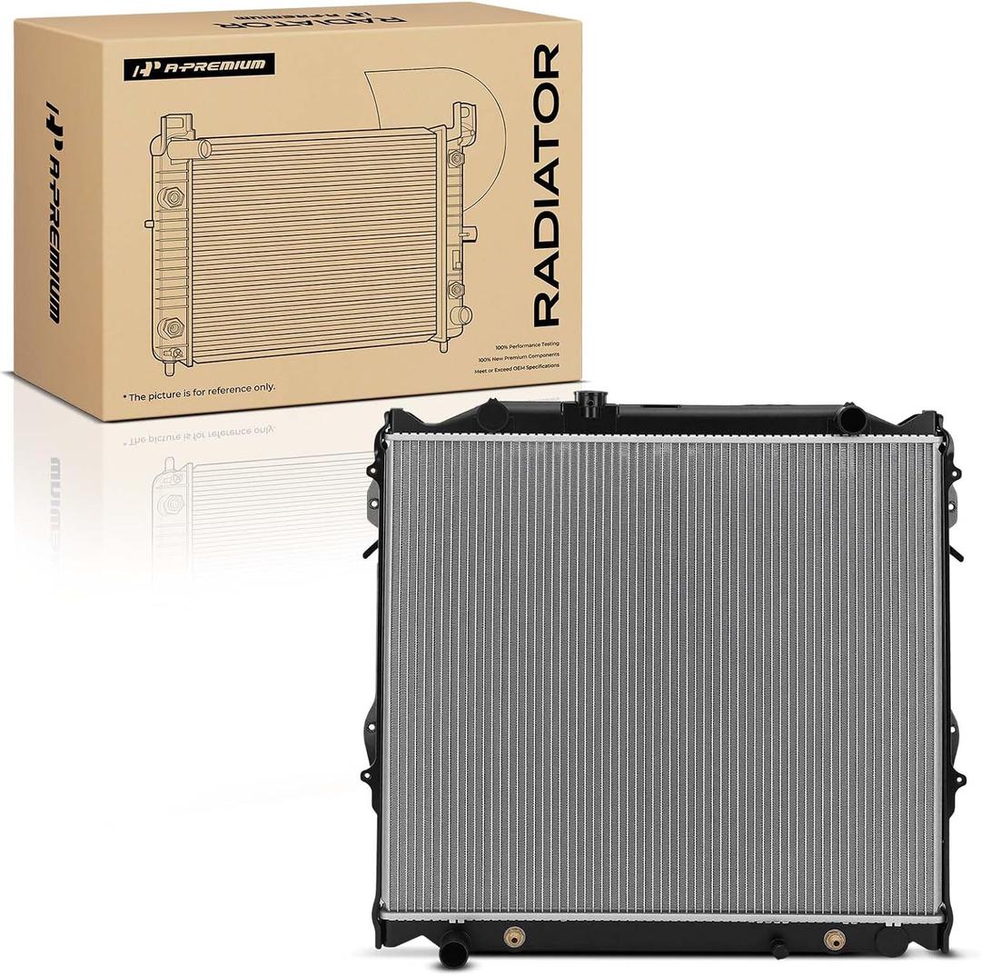 A-Premium Engine Coolant Radiator with Transmission Oil Cooler Compatible with Toyota 4Runner 1996-2002 Automatic Transmission, Replace# 1640075181, 16410YZZAJ