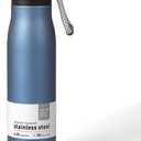 17 oz Stainless Steel Water Bottle Double Wall Vacuum Insulated Kids Wide Mouth Flask with Leakproof Portable Lid (Air Force Blue)