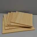 IOTXY Small Narrow Corner Bookcase - 59 Inches Tall Gap Freestanding Storage Cabinet, 6 Lattices Open Shelves Tower Rack with Door, Cubes Bookshelf in Oak