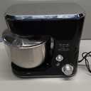 Stand Mixer, CUSIMAX Dough Mixer Tilt-Head Electric Mixer with 5-Quart Stainless Steel Bowl, Dough Hook, Mixing Beater and Whisk, Splash Guard