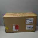 2 Pack 2 Light Oval Red Frosted Glass Bathroom Wall Sconce Modern Concise Style Wall Light Fixture,Black Finish for Bedroom Hallway Bedside