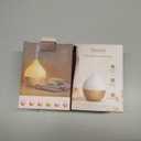 SALKING Essential Oil Diffuser (Set of 2), 100ml Small Aromatherapy Diffuser with Auto Shut-Off, Ultrasonic Diffusers for Essential Oils, Cool Mist Humidifier with Warm White Lights, for Office Home