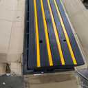 2 Pack 48" Commercial-Grade Rubber Driveway Ramps with Drainage Channels, Low-Profile Curb & Gutter Ramps for Vehicles, Wheelchairs & Carts, All-Weather Garage & Driveway Accessibility Solution