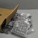 6-Hook Bird Feeding Station Kit, Wild Bird Feeder Stand Pole, Multi-Feeder Kit Stand with 4 Feeders, Bird Bath and Mesh Tray, 94 Inch