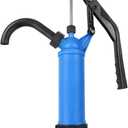 MaxWorks Lever Action Plastic Drum Pump 9 oz per Stroke High Volume Manual Dispenser Fits 15 to 55 Gallon Drums Chemical Resistant for Fuel Water Based Solutions and Acidic Fluids (51046)