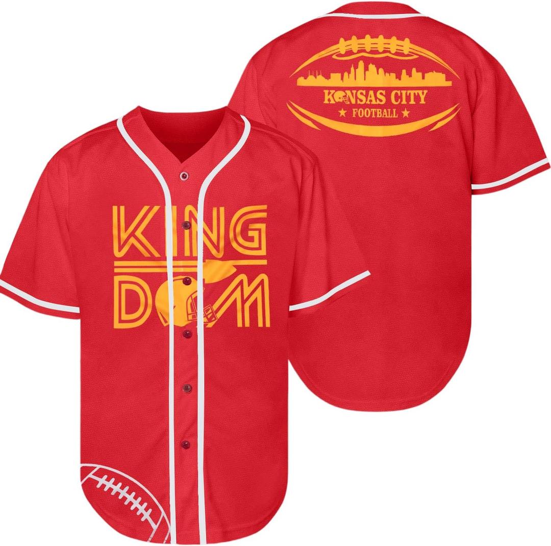 Game Day Shirt Football Jersey - Women Print Button Down Shirt Funday Football Mom Short Sleeve Tops (L)