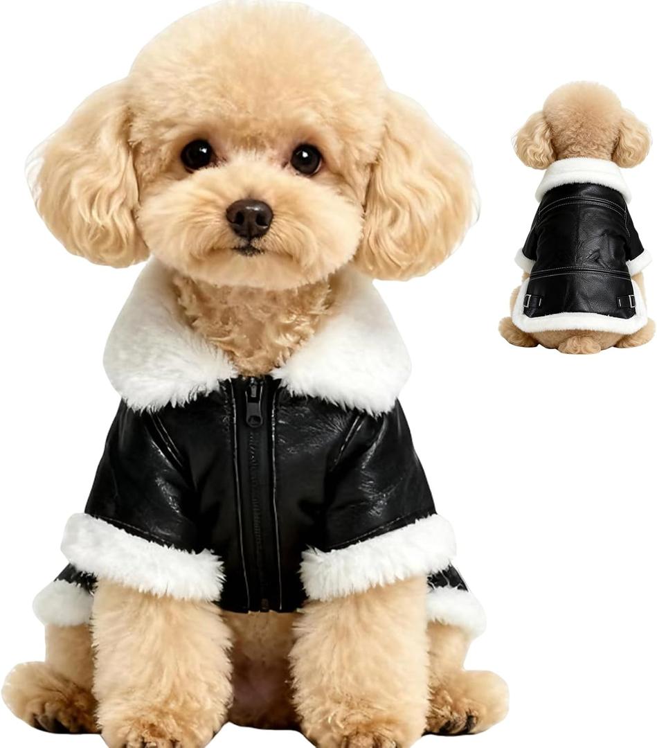 Warm Lined Dog Winter Coat Clothes for 16 to 19 lbs - Coats for Dogs Small Puppy Jacket Suitable Chest: 22in Back Length:18in Waterproof Dog Coats for Winter
