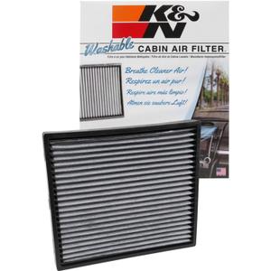 K&N Cabin Air Filter: Premium, Washable, Clean Airflow to your Cabin Air Filter Replacement: Designed for Select 2003-2015 CADILLAC (CTS-V, CTS, STS, SRX, STS-V), VF2043