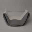 Extra Large Laundry Basket, Rectangle Woven Cotton Rope Storage Basket with Handles, Wicker Laundry Hamper, Farmhouse Storage Bin for Blankets Clothes Toys, Grey, 22" x 17" x 12"