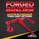 US Cargo Control Ratchet Chain Binders 3/8"- 1/2" (4-Pack), 9,200 LBS Working Load Limit, Use Ratchet Binders with 3/8 Inch Grade 70 and 3/8 Inch & 1/2 Inch Grade 43 Chain