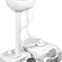 SereneLife Portable Hand Washing Station, 100+ Hand Washes, Hands-Free Foot Pump, Soap Dispenser, and Drain Hose, Ideal for Outdoor Events, Camping, Boating and Worksites