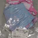 JiAmy Girls Gymnastics Leotards, Glitter Ballet Dance Unitards Biketards Activewear with Short & Hairband for Kids (8-9 Years, Gradient Blue Stars Set)