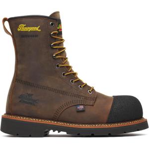 Thorogood Men's Hammerhead Series 8" Waterproof Nano Safety Toe Work Boot (10.5), Crazy Horse 