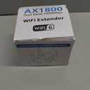 WiFi Extender, 2026 15X Fastest WiFi Booster AX1800 Dual Band (5.8/2.4GHz) 17,999 sq.ft Long Range and 135+ Devices, WiFi 6 Extender Signal Booster for Home with Ethernet Port (White)