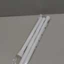 Tension Rod for Windows 28 to 48 Inch,Spring Curtain Rods No Drilling 7/8" Diameter White Tension Rods Adjustable Curtain Rods Expandable Pressure Spring Tension Rods for Closet, Doorway