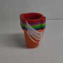 Large Sand Bucket Pail with Shovel, 7'' Large Size Sand Water Bucket for Beach Fun Great Summer Party Accessory(6 Bucket + 6 Shovels)