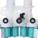 Washer Water Inlet Valve for May-tag Bra-vos XL Model MVWB835DW/MVWB765FW/MVWB865GW/MVW7230HW,Whirl-pool WTW8500DC/WTW7500GC/W and Ken-more Series 700 Replacement.