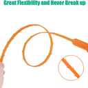 Drain Snake Hair Drain Clog Remover - 3 Pack Shower Snake Sink Unclogger Tool with Exquisite Packaging