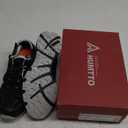 HUMTTO Men's Amphibious Water Shoes - Hiking Sandals for Men Outdoor Water Sandal Closed Toe Non-Slip River Shoes Summer Quick Drying Aqua Shoe (12, Black/Grey)