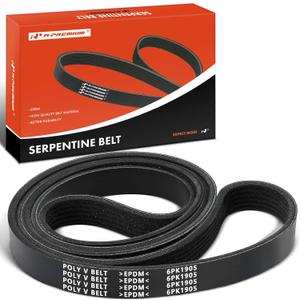 A-Premium Engine Serpentine Drive Belt Compatible with Ram 1500 2021-2023 & Jeep Wrangler/TJ 2000-2006 & Ford Taurus & Audi A6, 90, 100, 100 Quattro, 90 Quattro, A6 Quattro, Cabriolet & Mercury Sable