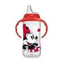 NUK Learner Cup, 10 Oz, Minnie Mouse – Soft Spout, Easy-Grip Handles, BPA Free, Spill Proof Transition Sippy Cup
