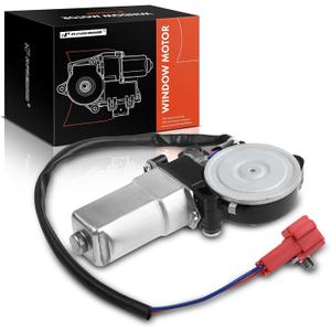 A-Premium Front Left Power Window Lift Motor Compatible with Dodge Ramcharger D150 D250 D350 W150 W250 W350 1990 1991 1992 1993, Driver Side, 2 Pins, Replace# 55154645