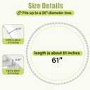 2PCS Traction Belts Climber Tree Stand Straps Replacement Straps for Lone Wolf Tree Stands Climber (61" Long)