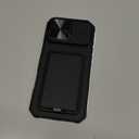 SSLOTSCASE for iPhone 17 Pro Max Case with 2X Privacy Screen Protector, Card Holder & Sliding Lens Cover & Kickstand, Military-Grade Heavy Duty Phone Case Cover for iPhone 17 Pro Max 6.9'', Black