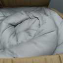 Mellow Marshmellow Comforter, Oeko-TEX Fabric (Gray, King/Cali King) | Extra Fluffy Double-Stuffed Down Alternative Duvet Insert, All-Season Temperature Balancing, Box Stitch, Twin / Twin XL)