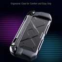 for Switch 2 Grip Case - Scratch & Drop Resistant Protective Case with Ergonomic Grips | Hard Screen Cover for Enhanced Full Protection, Travel & Handheld Use (Black)