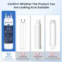 GLACIER FRESH WF3CB Refrigerator Water Filter Replacement for PureSource 3, 706465, WF425, PS3412266, AP4567491, 242017800 Refrigerator Water Filter, Pack of 3
