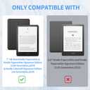 New Kindle Paperwhite 2024 Case 7" (12th Gen) & Kindle Colorsoft Signature Edition Case, Sanyetral Slim PU Leather Cover with Soft TPU Back and Auto Sleep/Wake, Not for Remarkable Kobo -Light Blue