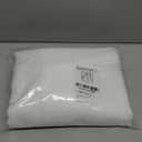 NICETOWN White Linen Sheer Curtains and Drapes 84 inches Long, Rod Pocket & Back Tab semitransparent with Light Through Vertical Window Treatments for Sliding Glass Door & Living Room, 52"W, Set of 2