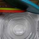 Pyrex Smart Essentials Glass Bowls with Plastic Lids, 8-Piece Set