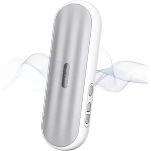 Private Bluetooth Speaker Under Pillow: Portable Bone Conduction Technology Sleep Aid with White Noise for Relaxation (White)