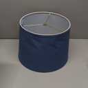 Aspen Creative 32306A Transitional Hardback Empire Shaped Spider Construction Lamp Shade in Washing Blue, 12" Top x 14" Bottom x 10" Slant Height