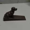 Sungmor Heavy Duty Cast Iron Dog Door Stops | Decorative Cute Animal Statue Metal Door Stopper Wedge with Non-Slip Mat | Solid & Antique Style Windproof Door Holder for Patio Yard Garden Farmhouse