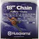 Husqvarna Chainsaw Chain 18-Inch .050 Gauge .325 Pitch Low Kickback Low-Vibration, Orange/Gray, 18 inches (531300439)
