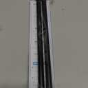 Small Tension Rod 12 To 19 Inches Adjustable Curtain Rods For Windows Tension Curtain Rods Spring Rods No Drill For Doors, Closet, Kitchen,Black Tension Rod 2 Pack