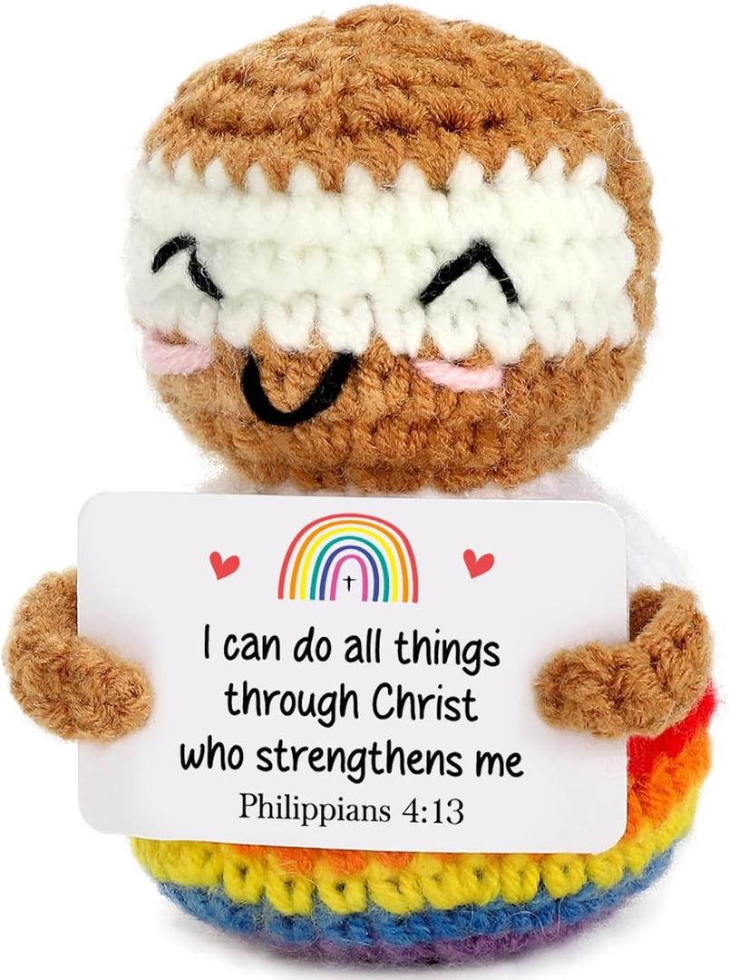 Agantree art Religious Back to School Gifts for Kids Son Teens Boys Girls Teenager Boy Girl, Brave Gifts for Child Daughter,Birthday Christian Jesus Crochet Christmas