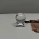 2.3in Sparkling Clear Crystal Ball with Stand 60mm Handcrafted Photography Prop for Magical Shots Elegant Home & Party Decor for Women