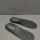 Plantar Fasciitis Feet Insoles Arch Supports Orthotics Inserts Relieve Flat Feet, High Arch (Mens 9-9 1/2 | Womens 11-11 1/2) (Gray)