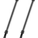 Tandefio 2 Pcs Dock Rods for Boat Docking 16 Inch Dock Boat Mooring Poles, Bungee Lines with Hook, Speedboat Accessories for Men Gifts (Black)