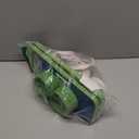 Professional Mandoline Slicer for Kitchen, 5-in-1 Multi-Purpose Kitchen Tool with Stainless Steel Blades, Safety Guard, Grinder for Vegetables, Fruits, Cheese & Waffle Cuts (Green)