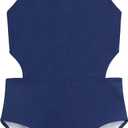 Kanu Surf Girls' Beach Girl Sport Cut-Out One Piece Swimsuit (16, Solid Navy)