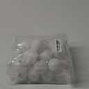 Emopeak 24Pcs Christmas Balls Ornaments for Xmas Christmas Tree - 4 Style Shatterproof Christmas Tree Decorations Hanging Ball for Holiday Wedding Party Decoration (White, 2.4"/6.2CM)