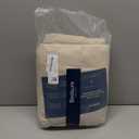 Bedsure 100% Washed Cotton Duvet Cover King Size - Oatmeal Minimalist Cotton Duvet Cover Linen Like for All Seasons - GentleSoft Plain Simple Bedding (Oatmeal, King, 104"x90")